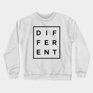 Different Boxed (Black) Crewneck Sweatshirt